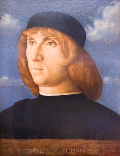 自画像（パネルに油彩） 作： Giovanni Bellini