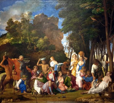 神々の饗宴 作： Giovanni Bellini
