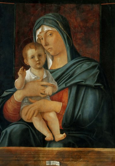聖母子像 1470-1475年頃 作： Giovanni Bellini