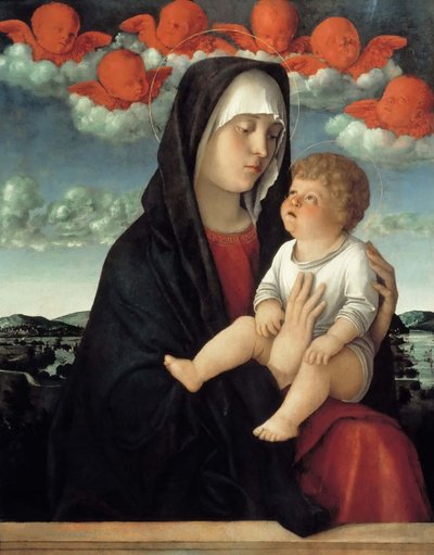 聖母子像、1500年頃 作： Giovanni Bellini