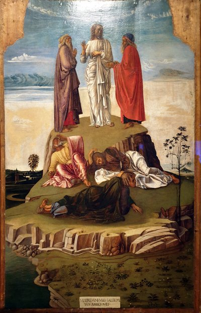 キリストの変貌 作： Giovanni Bellini