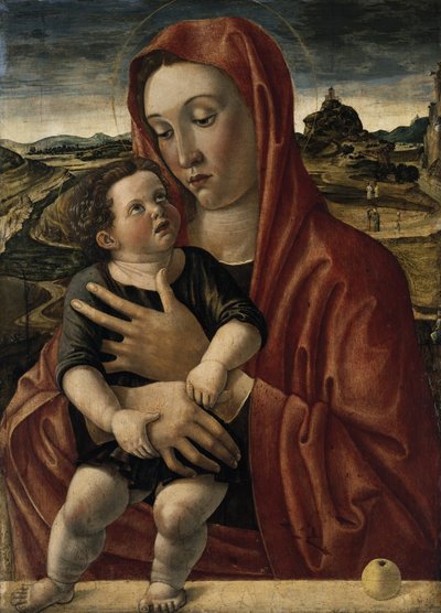 聖母子、1465 作： Giovanni Bellini