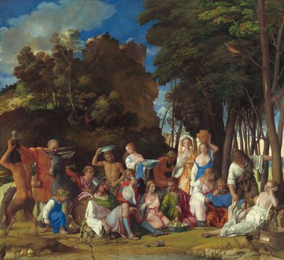神々の饗宴 作： Giovanni Bellini and Titian