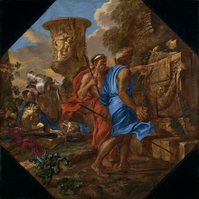 アルカディアン羊飼い、1655年頃 作： Giovanni Benedetto Castiglione