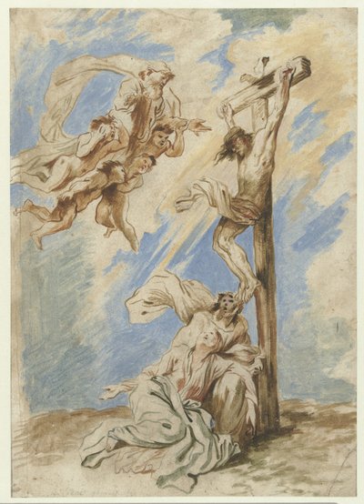 十字架上のキリスト 作： Giovanni Benedetto Castiglione