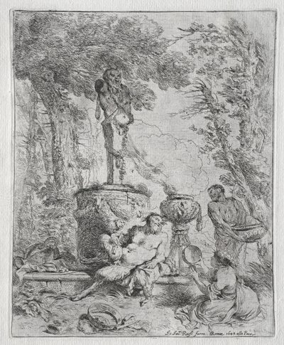 パンの祭典 作： Giovanni Benedetto Castiglione