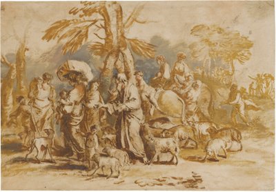  作： Giovanni Benedetto Castiglione