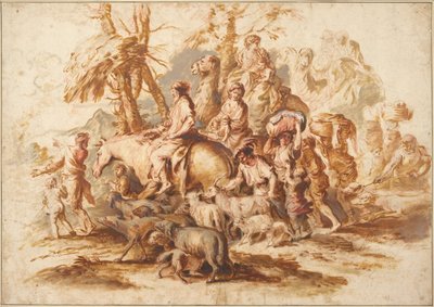 ジェイコブの帰還 作： Giovanni Benedetto Castiglione