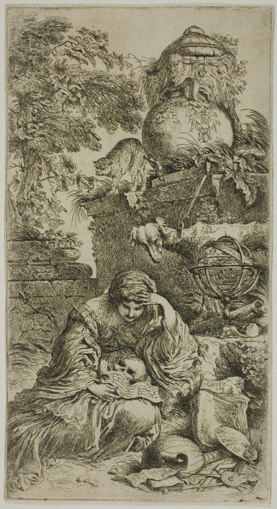 メランコリア 作： Giovanni Benedetto Castiglione