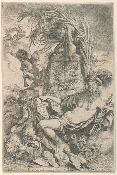 カスティリオーネの天才 作： Giovanni Benedetto Castiglione