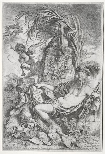 カスティリオーネの天才、1648年。 作： Giovanni Benedetto Castiglione