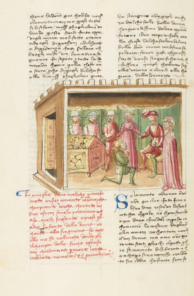 デカメロン』、麻薬-ルッジェーリ・ダジェローリの冤罪を晴らす、4日目、短編集10。 作： Giovanni Boccaccio