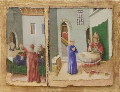 サン・サヴィーノの物語、聖女の毒殺とヴィンデミオの死 作： Giovanni Boccati or Boccatto