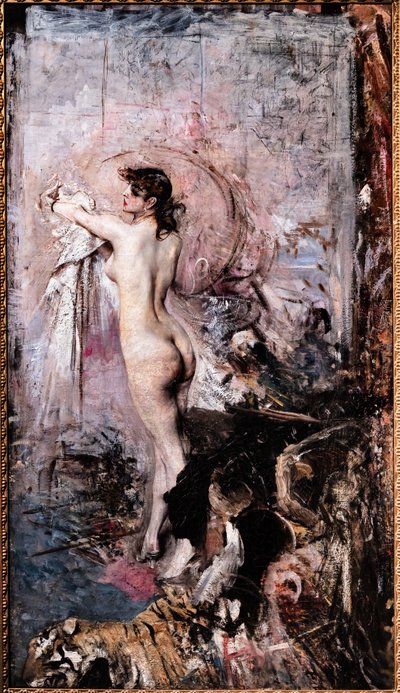 お風呂の後 作： Giovanni Boldini