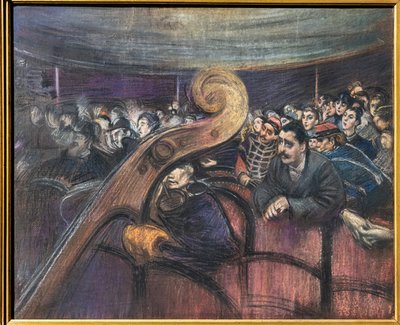 劇場で 作： Giovanni Boldini