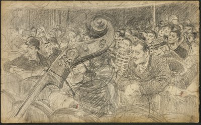 パリの劇場での聴衆 II 作： Giovanni Boldini