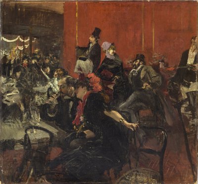 ごちそうシーンc。 1889 作： Giovanni Boldini