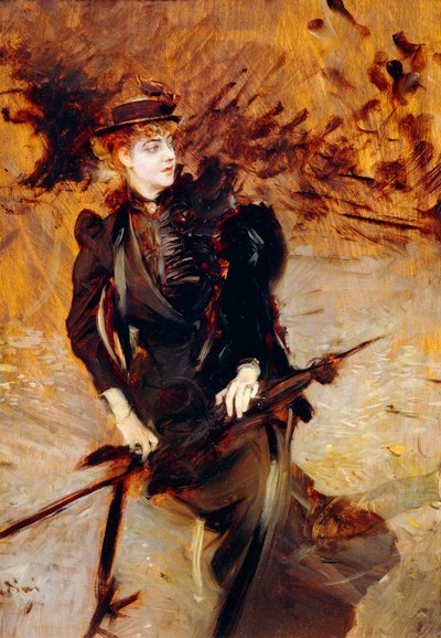 ジョヴァンニ・ボルディーニ（1842-1931）の女性像 作： Giovanni Boldini