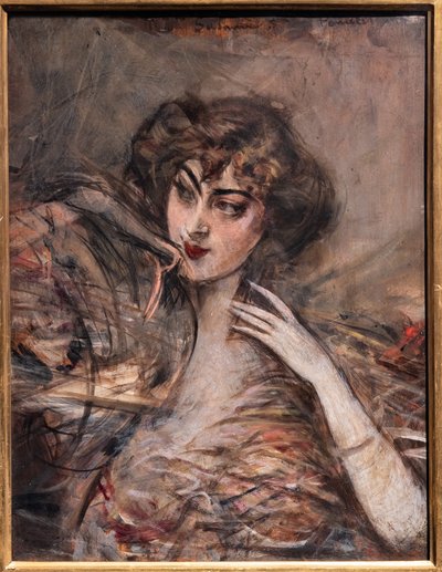 正面肖像画 作： Giovanni Boldini