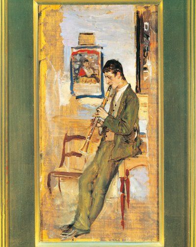 イタリア、クラリーノプレーヤー 作： Giovanni Boldini