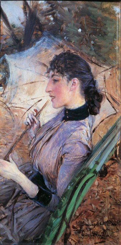 イタリア、フィレンツェ、Alaide Bantiのプロフィール 作： Giovanni Boldini
