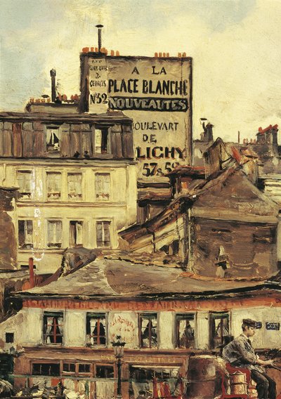 イタリア、パリのクリシー広場の眺め 作： Giovanni Boldini