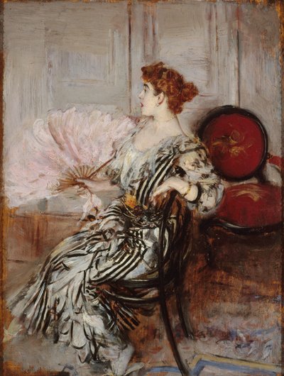 オペラ座のダンサー、トーリ夫人の肖像、c. 1900年。 作： Giovanni Boldini