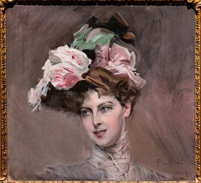 Retrato de Beatrice Susanne Henriette van Bylandt 作： Giovanni Boldini