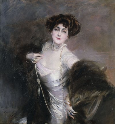 ディアスアルベルティーニの肖像、1909年 作： Giovanni Boldini