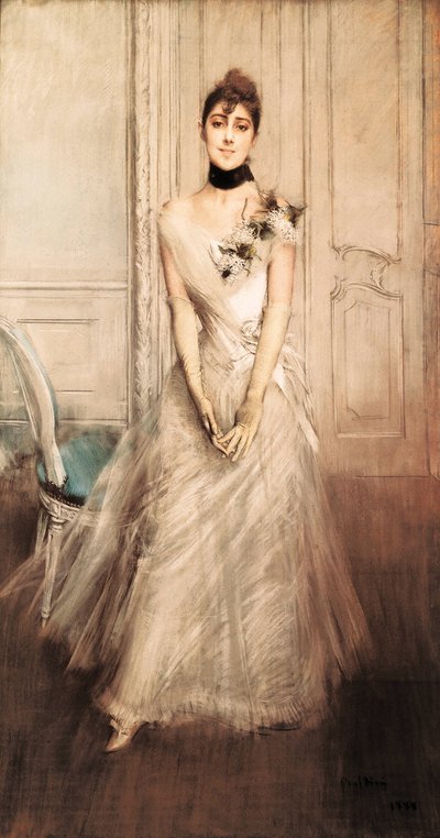 エミリアナ・コンチャ・デ・オッサの肖像 作： Giovanni Boldini