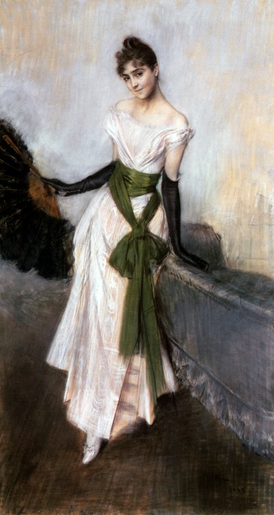 エミリアナコンチャデオッサの肖像、1888年。 作： Giovanni Boldini