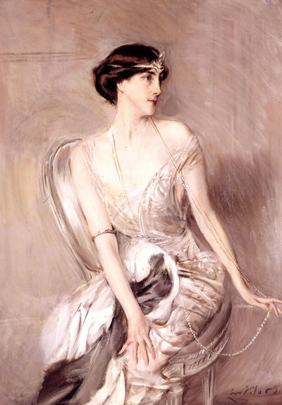 Genevieve Lantelmeの肖像、c。 1907年（絵画） 作： Giovanni Boldini