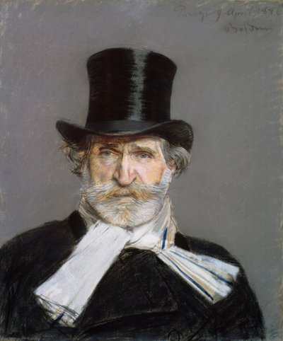 ジュゼッペ・ヴェルディの肖像（1886年 作： Giovanni Boldini