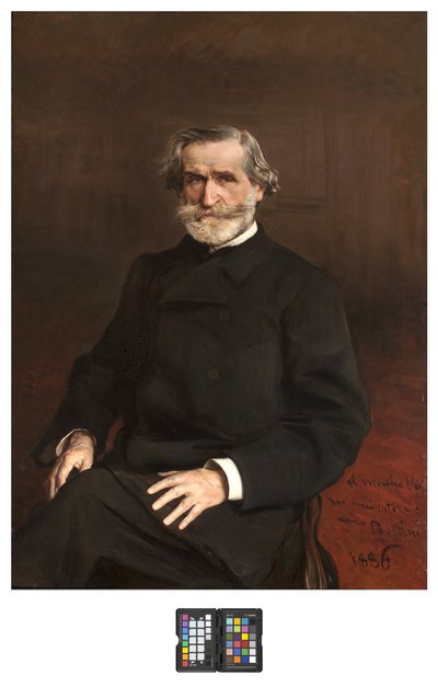 ジュゼッペヴェルディの肖像、1886年 作： Giovanni Boldini
