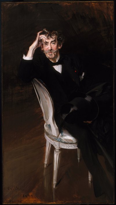 ジェームズ・アボット・マクニール・ウィスラー（1834-1903）の肖像1897 作： Giovanni Boldini