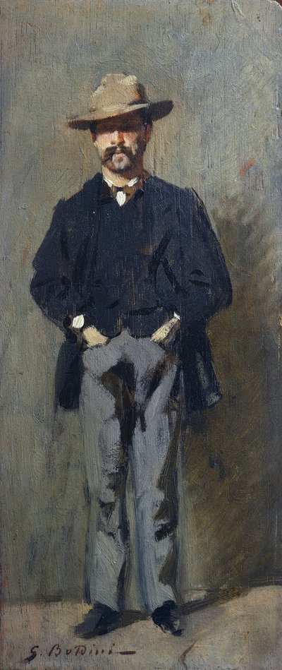 レオポルド・ピサカーニの肖像 作： Giovanni Boldini