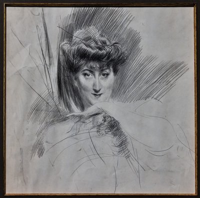 ヴェール・ピカード夫人の肖像 作： Giovanni Boldini