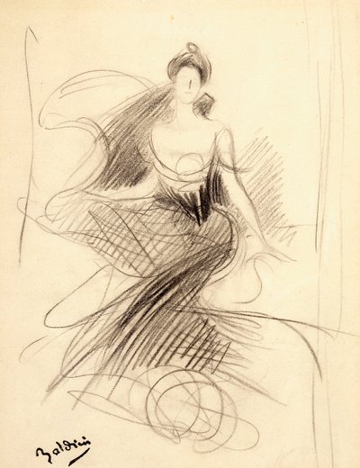 マダムXの肖像、 作： Giovanni Boldini