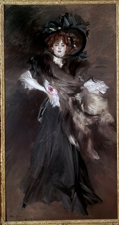 マドモアゼル・ランテルムの肖像 作： Giovanni Boldini