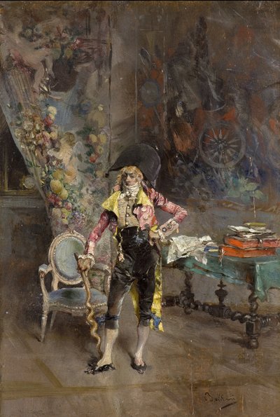 男の肖像 作： Giovanni Boldini