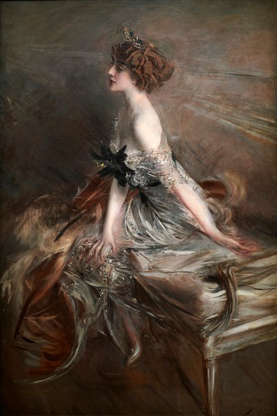 マルト＝リュシル・ビベスコ王女の肖像 作： Giovanni Boldini