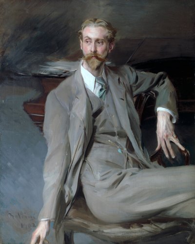 の肖像 作： Giovanni Boldini