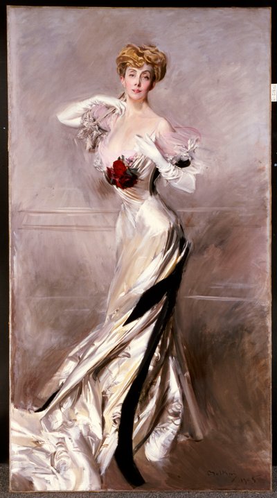 ジーシー伯爵夫人の肖像、1905 作： Giovanni Boldini