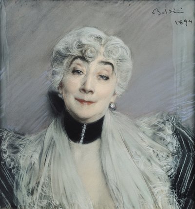マルテルデジャンヴィル伯爵夫人の肖像、通称Gyp（1850-1932）、1894 作： Giovanni Boldini