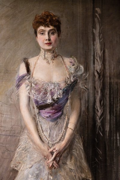 Princesa Eulália da Espanha, detalhe 作： Giovanni Boldini