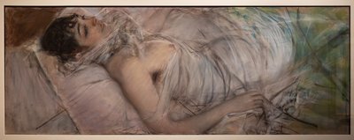 ラスティ リクライニングの伯爵夫人 作： Giovanni Boldini