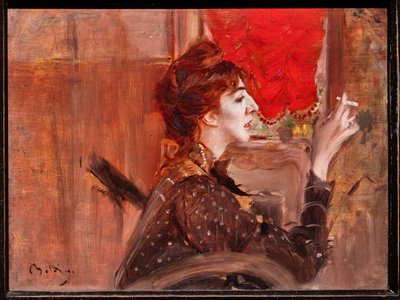 Punainen esirippu 作： Giovanni Boldini