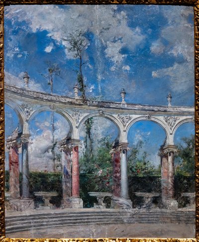 Versaillesin pylväikkö 作： Giovanni Boldini