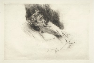 ウィスラーアスリープ、1897年。 作： Giovanni Boldini