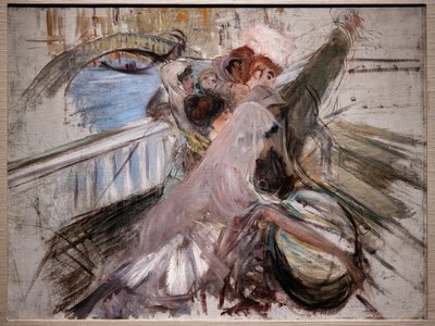 ヴェネツィアの女性 作： Giovanni Boldini